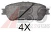 LEXUS 0446533270 Brake Pad Set, disc brake